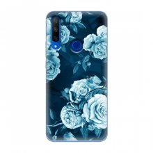 Чехлы (ART) Цветы на Huawei Honor 9X (VPrint) Голубые Бутоны - купить на Floy.com.ua