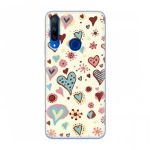 Чехлы для любимой на Huawei Honor 9X (VPrint) Сердечки - купить на Floy.com.ua