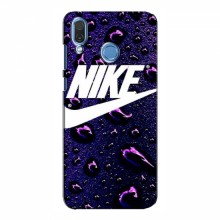 Чехол с принтом Найк для Huawei Honor Play (AlphaPrint) Nike-фиолетовый - купить на Floy.com.ua