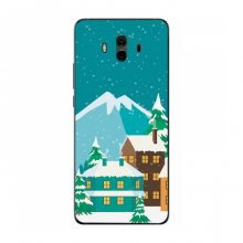 Рождественские Чехлы для Huawei Mate 10 (VPrint) Снежный город - купить на Floy.com.ua