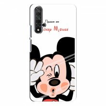 Чехол для Huawei Nova 5T (AlphaPrint) с печатью (ПРОЗРАЧНЫЙ ФОН) Mickey Mouse - купить на Floy.com.ua