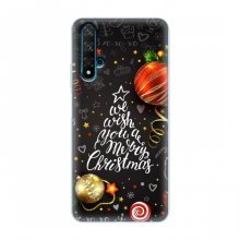 Рождественские Чехлы для Huawei Nova 5T (VPrint) Елочка - купить на Floy.com.ua