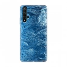 Новогодние Чехлы для Huawei Nova 5T (VPrint) Морозные узоры - купить на Floy.com.ua