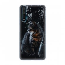 Чехол на Huawei Nova 5T с Котами (VPrint) Стильный кот - купить на Floy.com.ua
