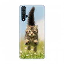 Чехлы с Котиками для Huawei Nova 5T (VPrint) Прыжок кота - купить на Floy.com.ua