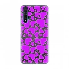 Чехлы для любимой на Huawei Nova 5T (VPrint) Pink hearts - купить на Floy.com.ua