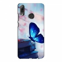 Чехол с печатью (Подарочные) для Huawei P Smart 2019 (AlphaPrint) Бабочка синяя - купить на Floy.com.ua