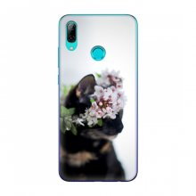 Чехол на Huawei P Smart 2019 с Котами (VPrint) Кот в цветах - купить на Floy.com.ua