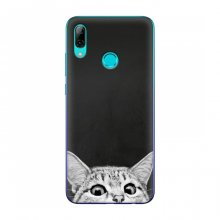 Чехол на Huawei P Smart 2019 с Котами (VPrint) Выглядывает кот снизу - купить на Floy.com.ua