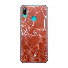 Мраморный чехол на Huawei P Smart 2019 (VPrint) Красный мрамор - купить на Floy.com.ua
