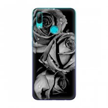 Чехлы с Цветами для Huawei P Smart 2019 (VPrint) Черная роза - купить на Floy.com.ua
