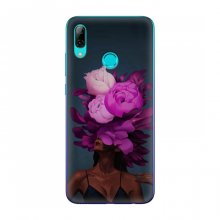 Чехлы (ART) Цветы на Huawei P Smart 2019 (VPrint) Девушка с цветами - купить на Floy.com.ua