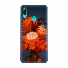 Чехлы (ART) Цветы на Huawei P Smart 2019 (VPrint) Оранжевые цветы - купить на Floy.com.ua