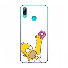 Чехол с Симпсонами для Huawei P Smart 2019 (VPrint) Гомер с пончиком - купить на Floy.com.ua