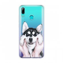 Чехлы с собаками для Huawei P Smart 2019 (VPrint) Довольный Хаски - купить на Floy.com.ua