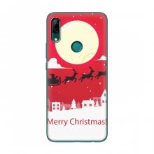 Рождественские Чехлы для Huawei P Smart Z (VPrint) Санта с оленями - купить на Floy.com.ua