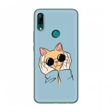 Чехол на Huawei P Smart Z с Котами (VPrint) Котик в очках - купить на Floy.com.ua