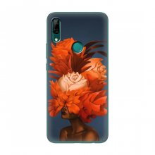 Чехлы (ART) Цветы на Huawei P Smart Z (VPrint) Оранжевые цветы - купить на Floy.com.ua