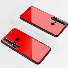 Чехол Fashion Case - Glass для Huawei P20 Lite 2019/ Nova 5i Красный - купить на Floy.com.ua