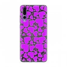 Чехлы для любимой на Huawei P20 Pro (VPrint) Pink hearts - купить на Floy.com.ua