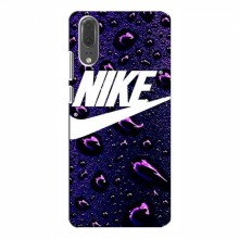 Чехол с принтом Найк для Huawei P20 (AlphaPrint) Nike-фиолетовый - купить на Floy.com.ua