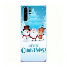 Рождественские Чехлы для Huawei P30 Pro (VPrint) merry christmas - купить на Floy.com.ua