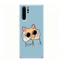 Чехол на Huawei P30 Pro с Котами (VPrint) Котик в очках - купить на Floy.com.ua