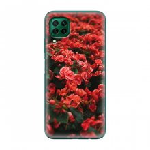 Чехлы с Цветами для Huawei P40 Lite (VPrint) Цветы красные - купить на Floy.com.ua