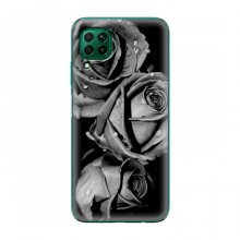 Чехлы с Цветами для Huawei P40 Lite (VPrint) Черная роза - купить на Floy.com.ua