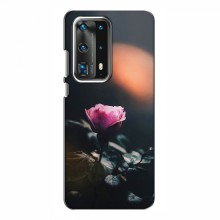 Чехол с печатью (Подарочные) для Huawei P40 (AlphaPrint) Цветок ночной - купить на Floy.com.ua