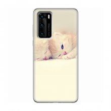 Чехлы с Котиками для Huawei P40 (VPrint) Маленькие котики - купить на Floy.com.ua