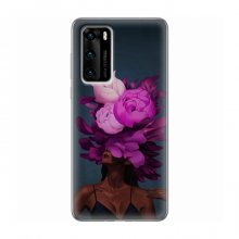 Чехлы (ART) Цветы на Huawei P40 (VPrint)