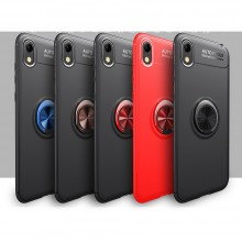 Защитный чехол Air Color Ring Black для Huawei Y5 2019/ Honor 8s - купить на Floy.com.ua