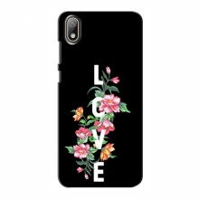 Чехол с принтом (Дизайнерские) для Huawei Y5 2019 (AlphaPrint) Цветы - LOVE - купить на Floy.com.ua