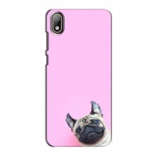 Чехол с принтом (Прикольные) для Huawei Y5 2019 (AlphaPrint) Собака на розовом - купить на Floy.com.ua