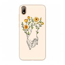 Чехлы (ART) Цветы на Huawei Y5 2019 (VPrint) Руки любви - купить на Floy.com.ua