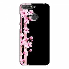 Чехол с принтом (Дизайнерские) для Huawei Y6 Prime 2018 (AlphaPrint) Розы на черном - купить на Floy.com.ua