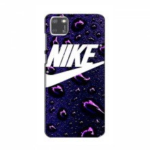 Чехол с принтом Найк для Huawei Y5p (AlphaPrint) Nike-фиолетовый - купить на Floy.com.ua