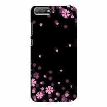 Чехол с принтом (Дизайнерские) для Huawei Y6 2018 (AlphaPrint) Розовое цветение - купить на Floy.com.ua