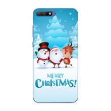 Рождественские Чехлы для Huawei Y6 2018 (VPrint) merry christmas - купить на Floy.com.ua
