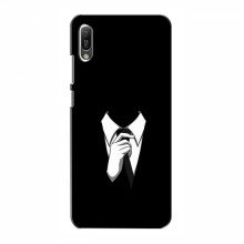 Чехол с принтом (на черном) для Huawei Y6 2019 (AlphaPrint) Стиль - купить на Floy.com.ua