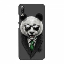 Чехол с принтом (Прикольные) для Huawei Y6 2019 (AlphaPrint) Панда в очках - купить на Floy.com.ua