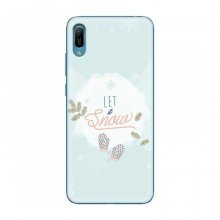 Рождественские Чехлы для Huawei Y6 2019 (VPrint) Let Snow - купить на Floy.com.ua