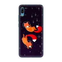 Чехлы с картинкой Лисички для Huawei Y6 2019 (VPrint) Лисички космонавты - купить на Floy.com.ua