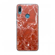 Мраморный чехол на Huawei Y6 Pro (2019)/ Y6 Prime 2019 (VPrint) Красный мрамор - купить на Floy.com.ua