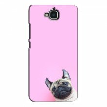 Чехол с принтом (Прикольные) для Huawei Y6 Pro (AlphaPrint) Собака на розовом - купить на Floy.com.ua
