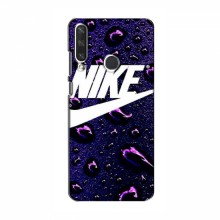 Чехол с принтом Найк для Huawei Y6p (AlphaPrint) Nike-фиолетовый - купить на Floy.com.ua