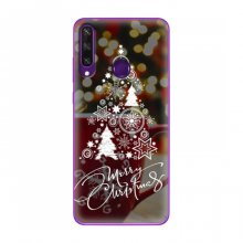 Рождественские Чехлы для Huawei Y6p (VPrint) Елочка узорная - купить на Floy.com.ua