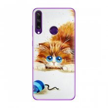 Чехлы с Котиками для Huawei Y6p (VPrint) Котик и мишка - купить на Floy.com.ua