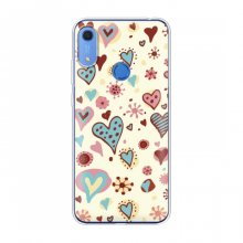Чехлы для любимой на Huawei Y6s (VPrint) Сердечки - купить на Floy.com.ua